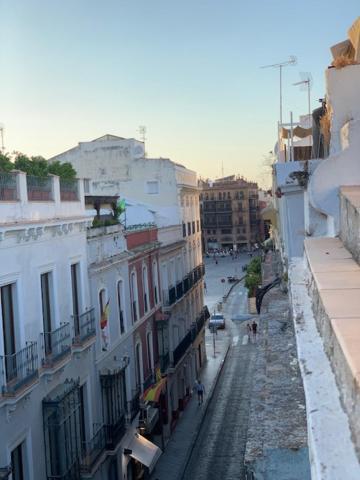 Ferienwohnung Stunning Attic With Private Terrace And Parking Optional Sevilla Exterior foto